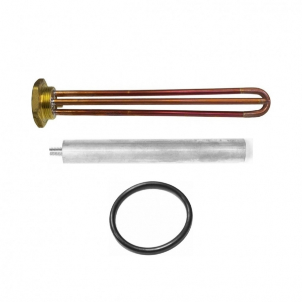 Комплект ТЭН 1,5кВт (1500Вт) RDT, резьбовой 42мм для Ariston, De Luxe, Real, Thermex + прокладка + анод, 20291K1