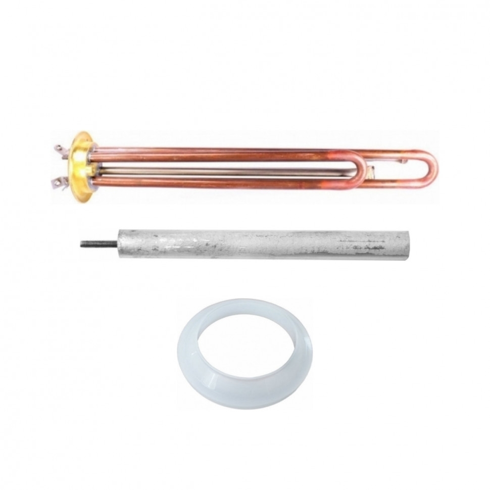 Комплект ТЭН 2кВт (2000Вт) RF для водонагревателя Thermex, Garanterm, Electrolux EWH клеммы под винт + прокладка + анод, 50854K Комплект ТЭН 2кВт (2000Вт) RF для водонагревателя Thermex, Garanterm, Electrolux EWH клеммы под винт + прокладка + анод, 50854K