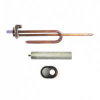 Комплект ТЭН 2кВт (2000Вт) RCA для водонагревателя Ariston + прокладка + анод, R10026K