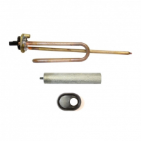 Комплект ТЭН 1,2кВт (1200Вт) RCA для водонагревателя Ariston + прокладка+ анод, 20615K