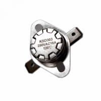 Термостат для водонагревателя Thermex, Ariston, Electrolux KSD303, 16A 120°С биметаллический самовозвратный, 316120 Термостат для водонагревателя Thermex, Ariston, Electrolux KSD303, 16A 120°С биметаллический самовозвратный, 316120