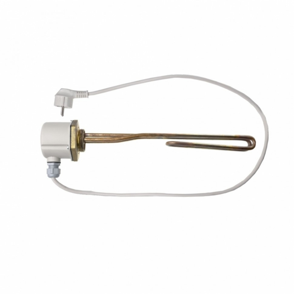 Комплект ТЭН 2,5 кВт (2500 Вт) RCT для Nibe, Baxi, Termica  резьбовой G1 1/2" + стержневой термостат + индикаторная лампа + крышка + сетевой шнур, 3401363