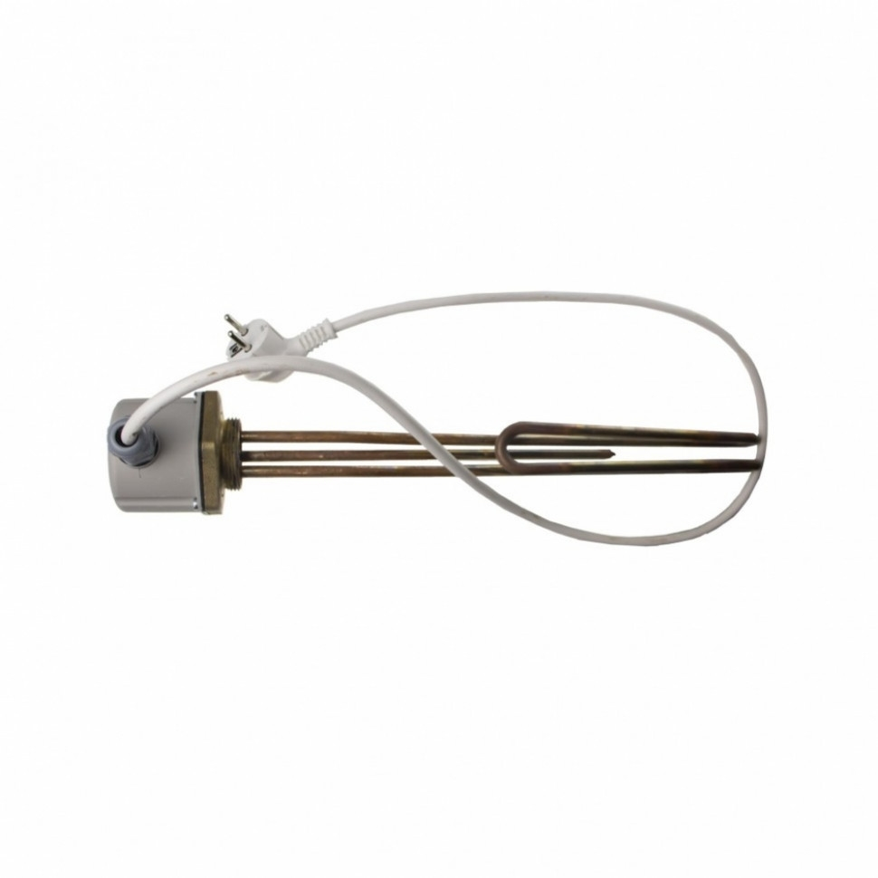 Комплект ТЭН 2,5 кВт (2500 Вт) RCT для Nibe, Baxi, Termica  резьбовой G1 1/2" + стержневой термостат + индикаторная лампа + крышка + сетевой шнур, 3401363