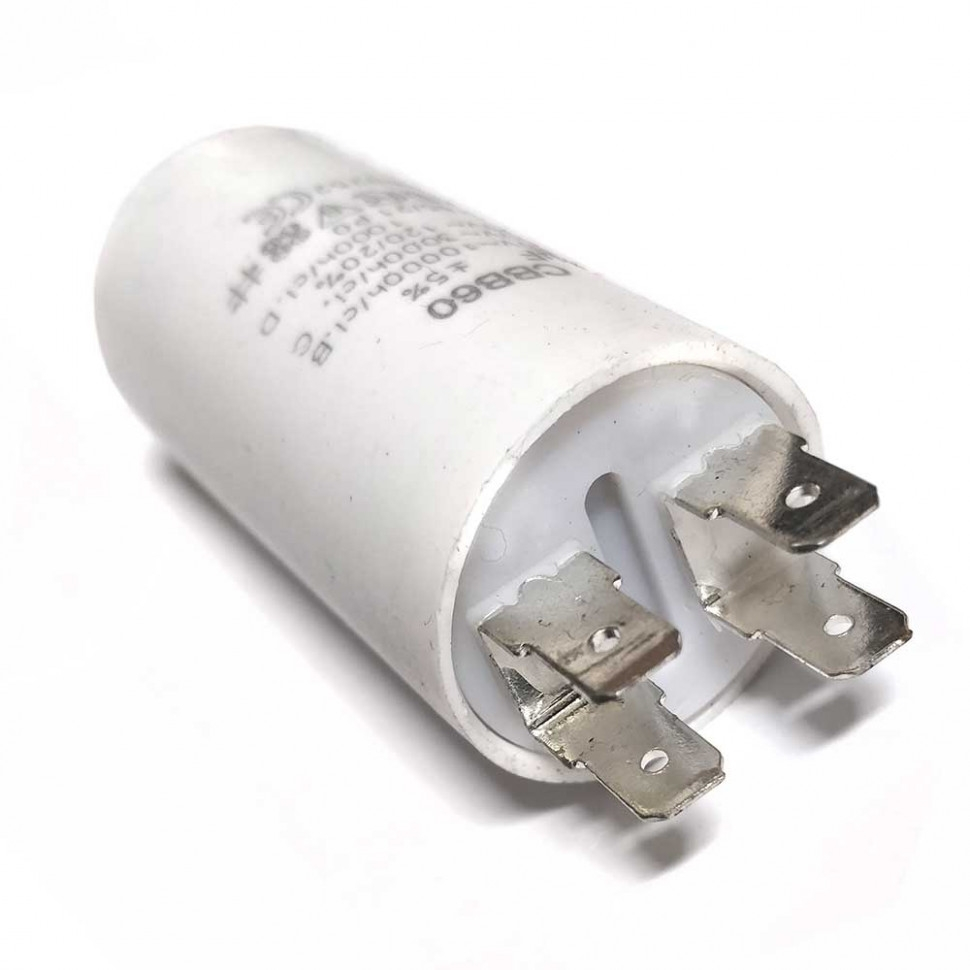 Конденсатор для LG, Samsung, Ariston, СВВ60 45мкФ, 450V, х60450 Конденсатор для LG, Samsung, Ariston, СВВ60 45мкФ, 450V, х60450