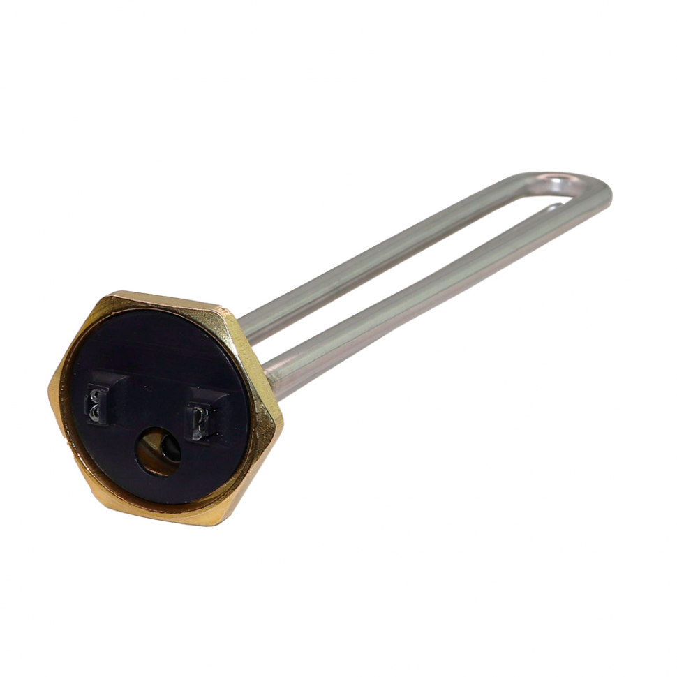 ТЭН 1,5кВт (1500Вт) RDT резьбовой 42мм для Ariston, De Luxe, Real, Thermex под анод М6 + термостат + прокладка, P40215