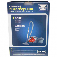 Комплект мешков BK-01 для пылесосов , Zelmer с одним микрофильтром, v1018 Комплект мешков BK-01 для пылесосов , Zelmer с одним микрофильтром, v1018