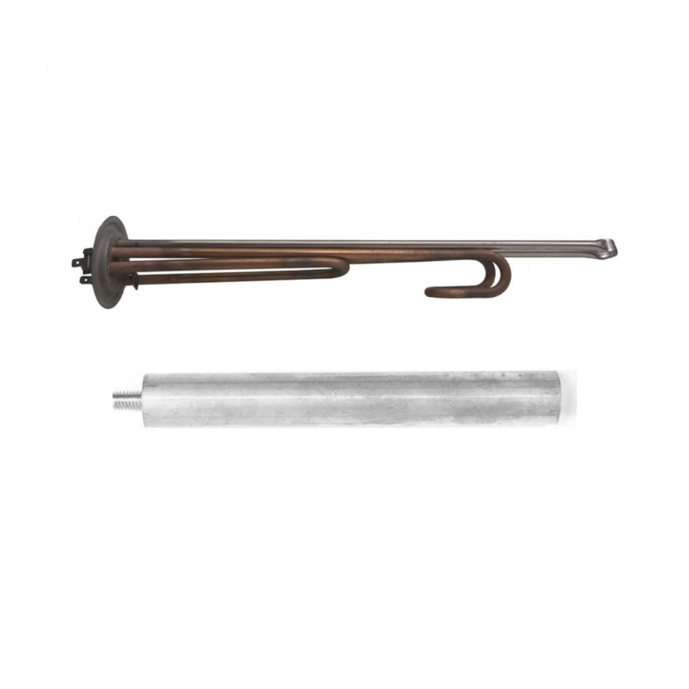 Комплект ТЭН 2кВт (2000Вт) RF для водонагревателя Elsotherm, Termolux, Timberk + анод, 20110K