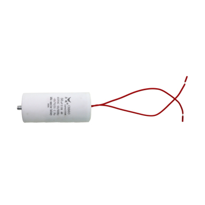 Конденсатор для LG, Samsung, Ariston, СВВ60 50мкФ, с проводом, 450V, х60501