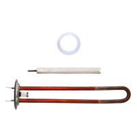 Комплект ТЭН 0,7кВт (700Вт) RF для водонагревателя Garanterm, Thermex + анод M4 + прокладка, 20096K