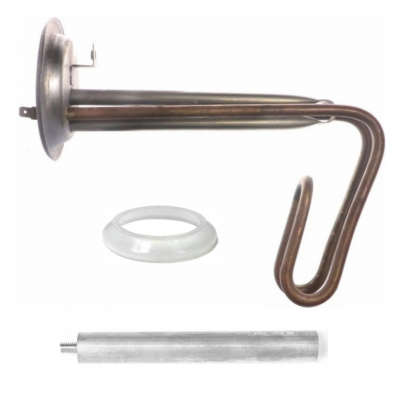 Комплект ТЭН 1,5кВт (1500Вт) RF для водонагревателя Thermex, фланец 92мм + прокладка + анод, 20192K