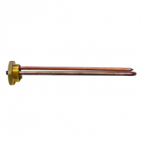 ТЭН 1,2кВт (1200Вт) RDT, резьбовой 42 мм для Ariston, De Luxe, Real, Thermex, под анод М6, 20290