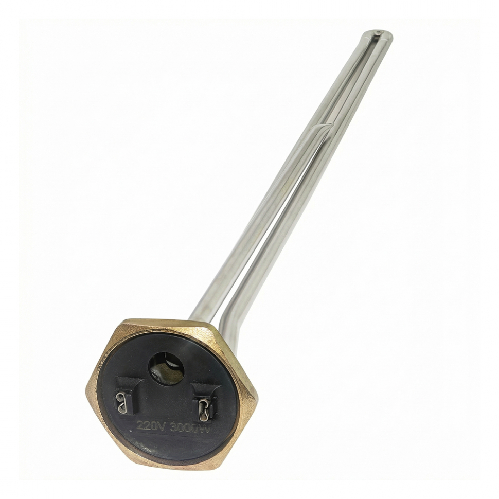 ТЭН для чугунной батареи отопления (радиатора) 3 кВт, нерж, D42, G1 1/4", L514мм, 220V, ИТАТЭН, 24071 ТЭН для чугунной батареи отопления (радиатора) 3 кВт, нерж, D42, G1 1/4", L514мм, 220V, ИТАТЭН, 24071