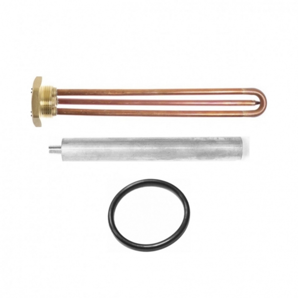 Комплект ТЭН 1,2кВт (1200Вт) RDT, резьбовой 42мм для Ariston, De Luxe, Real, Thermex + прокладка + анод, 282232K1